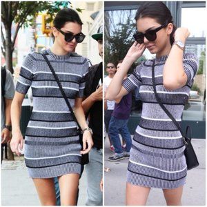 ZARA Stripe Knit Dress ✨Seen On Kendall Jenner✨